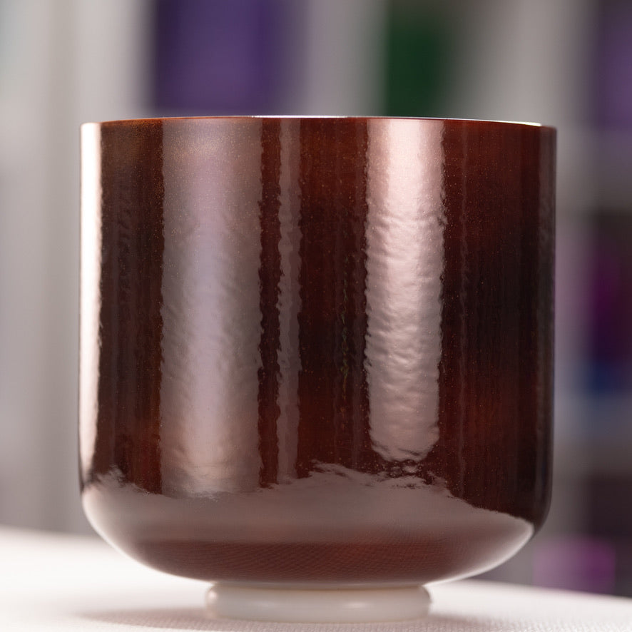 9" G#-32 Sacred Ground Crystal Singing Bowl