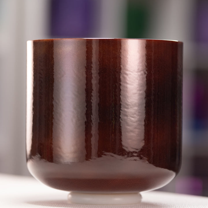 9" G#-32 Sacred Ground Crystal Singing Bowl