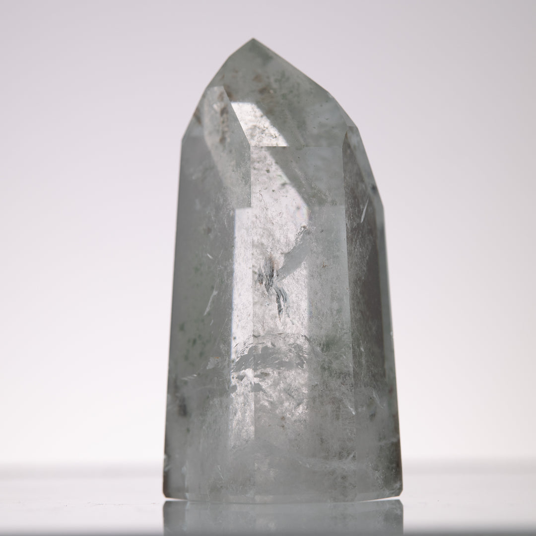 Clear Quartz Tower with Chlorite inclusions