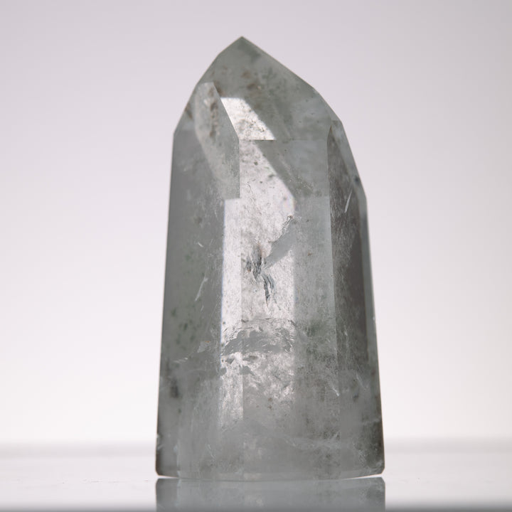 Clear Quartz Tower with Chlorite inclusions