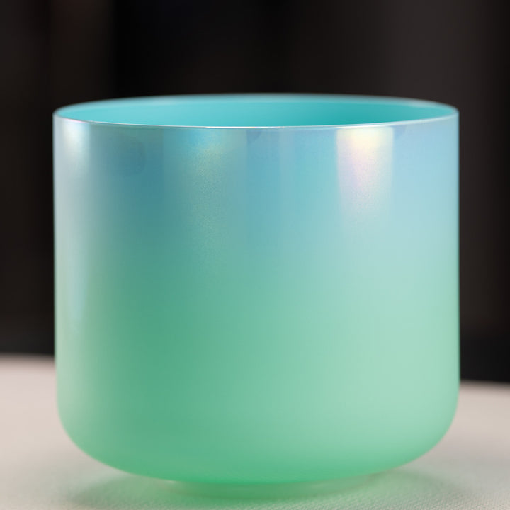 8" A+41 Turquoise Tide with Mandala Crystal Singing Bowl