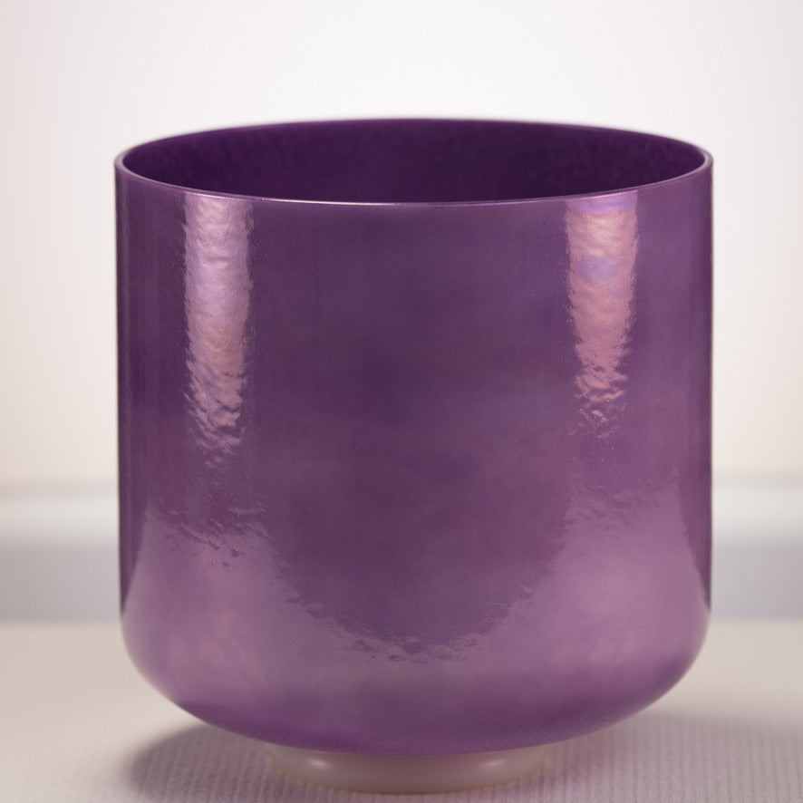 9" A-17 Lilac Blossom Crystal Singing Bowl