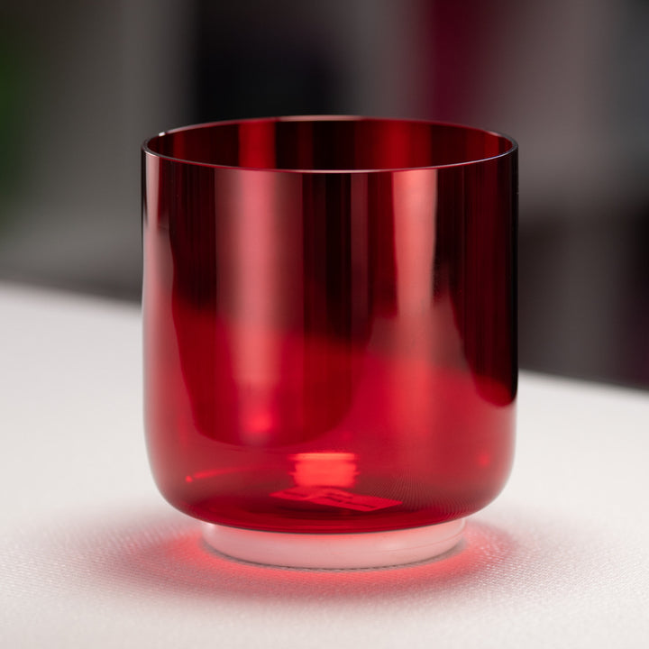 6" G-44 Ruby Ray Crystal Singing Bowl