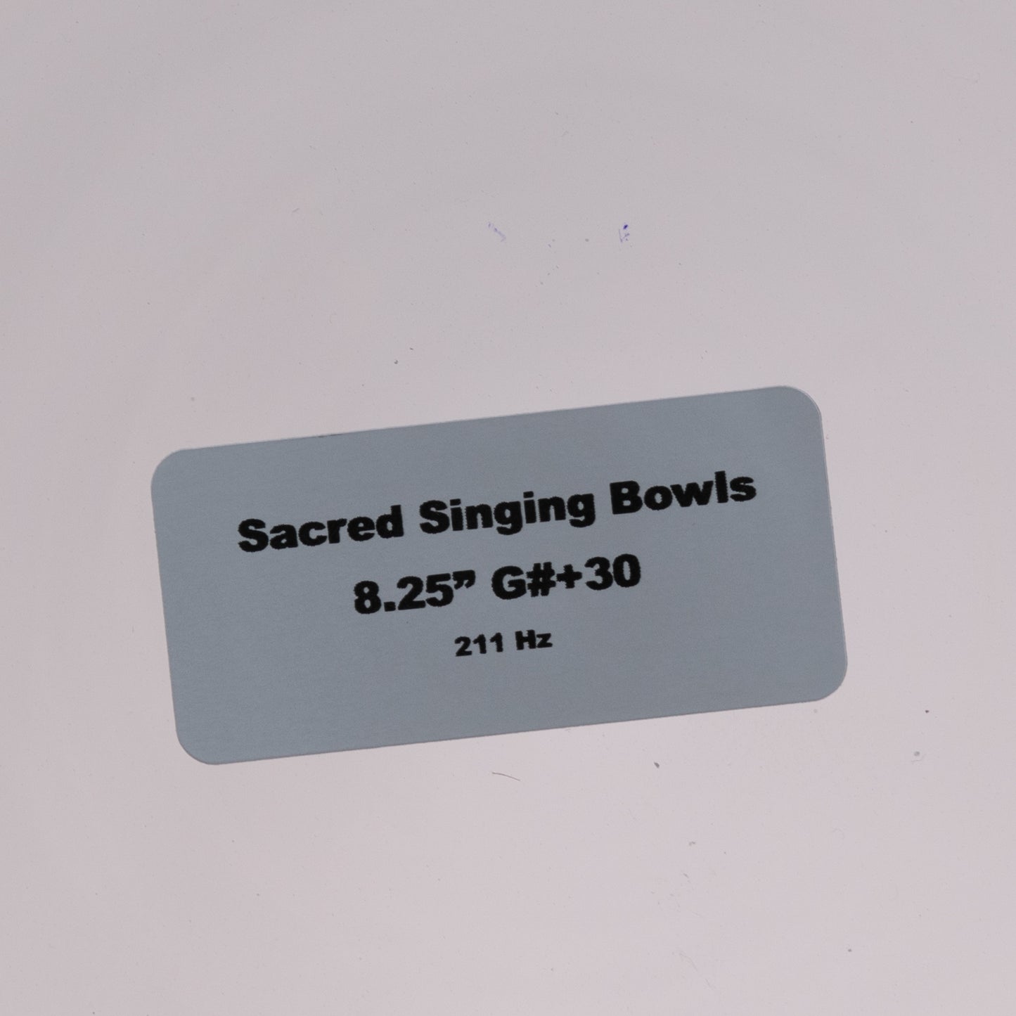 8.25" G#+30 Clear Quartz Crystal Singing Bowl, Sacred Singing Bowls