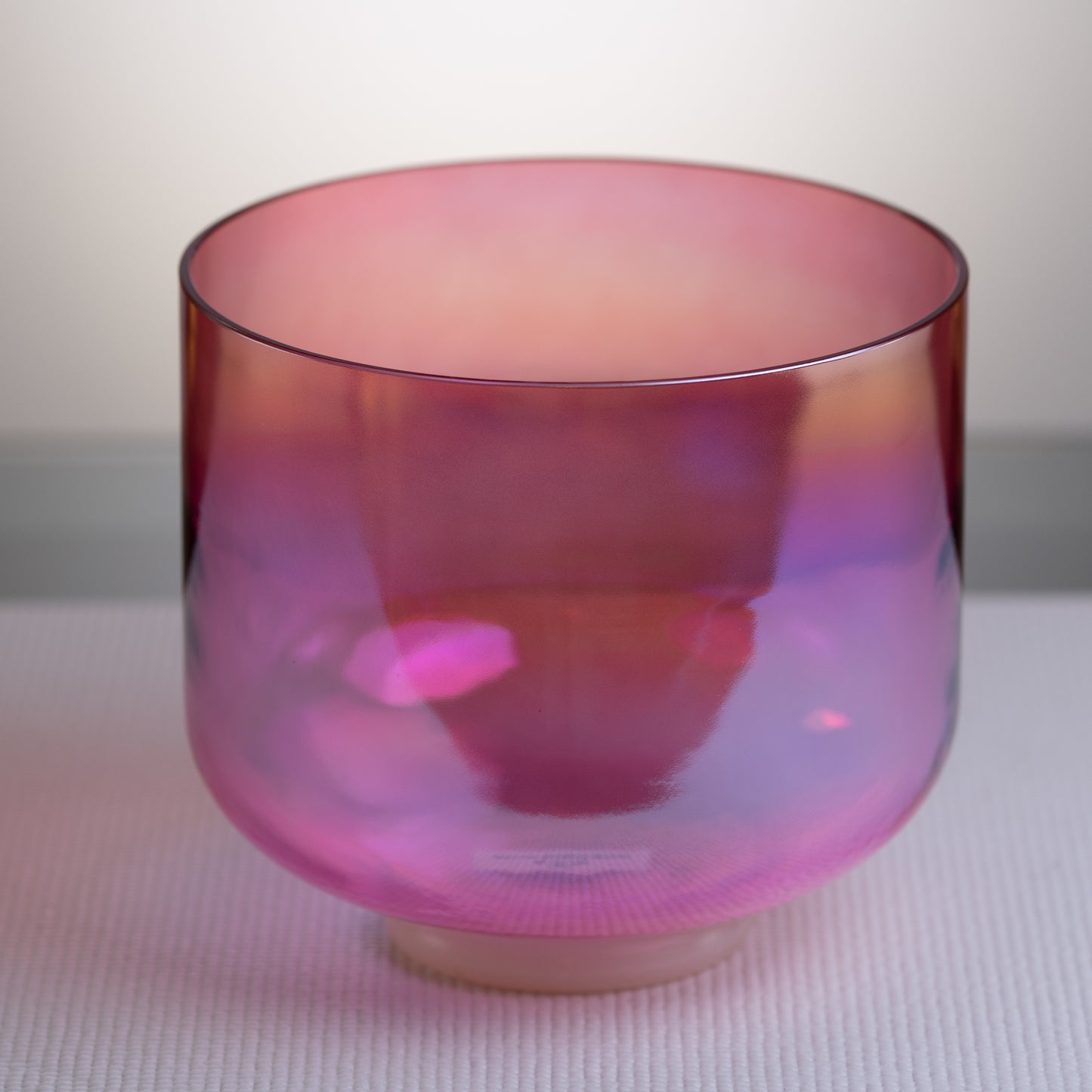 9" C-16 Rose Blossom Crystal Singing Bowl