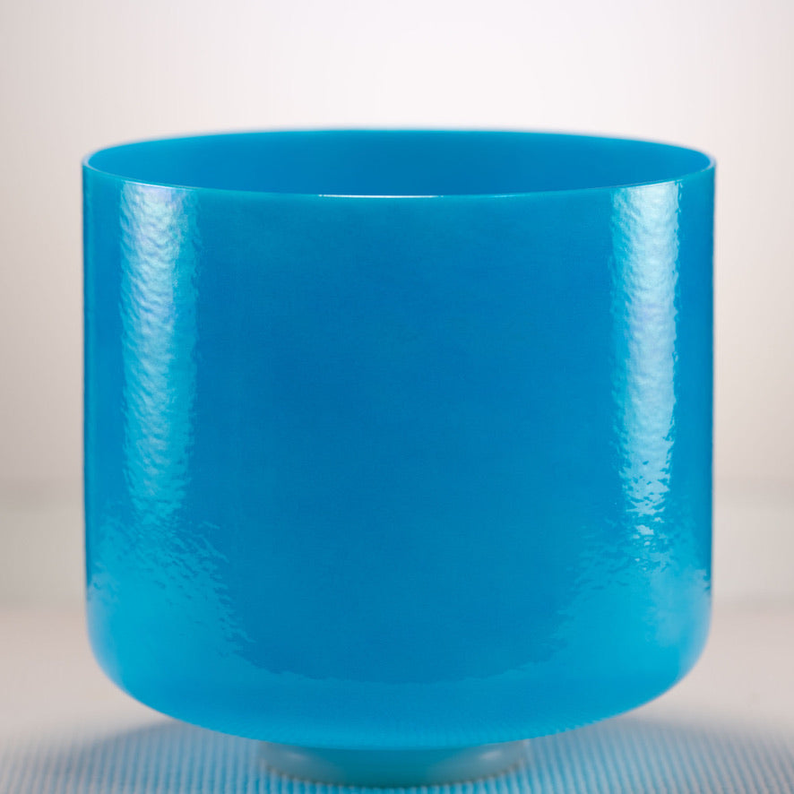 10" E-4 Serenity Sky Crystal Singing Bowl, Perfect Pitch