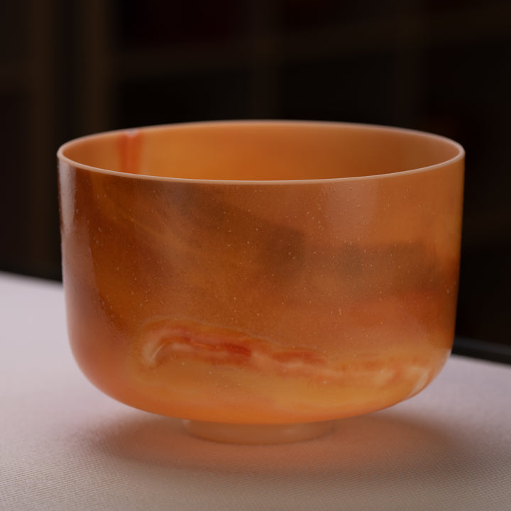 12" C#+40 Tiger Eye Morph Crystal Singing Bowl