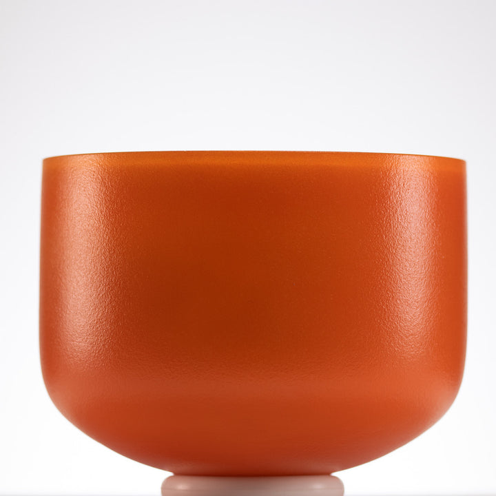 10" D#-25 Setting Sun Frosted Crystal Singing Bowl