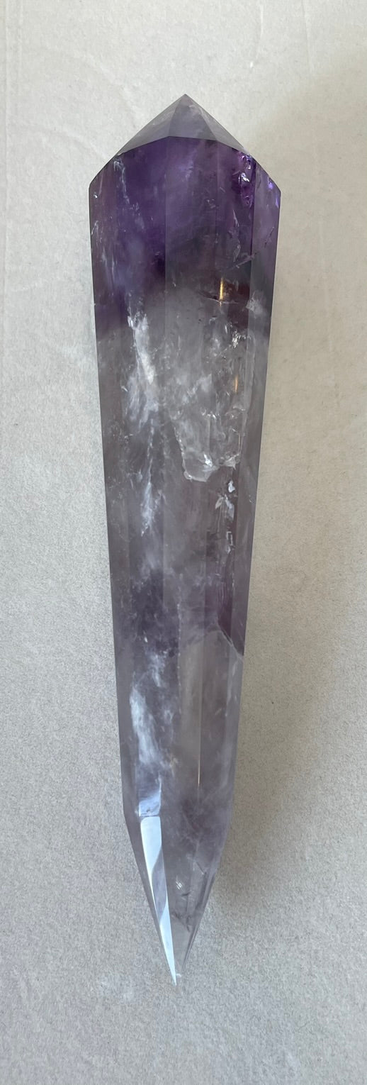 Amethyst Vogel-inspired Wand
