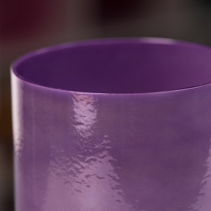 8" E-27 Lilac Blossom Crystal Singing Bowl