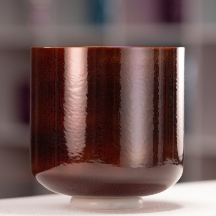9" G#-32 Sacred Ground Crystal Singing Bowl