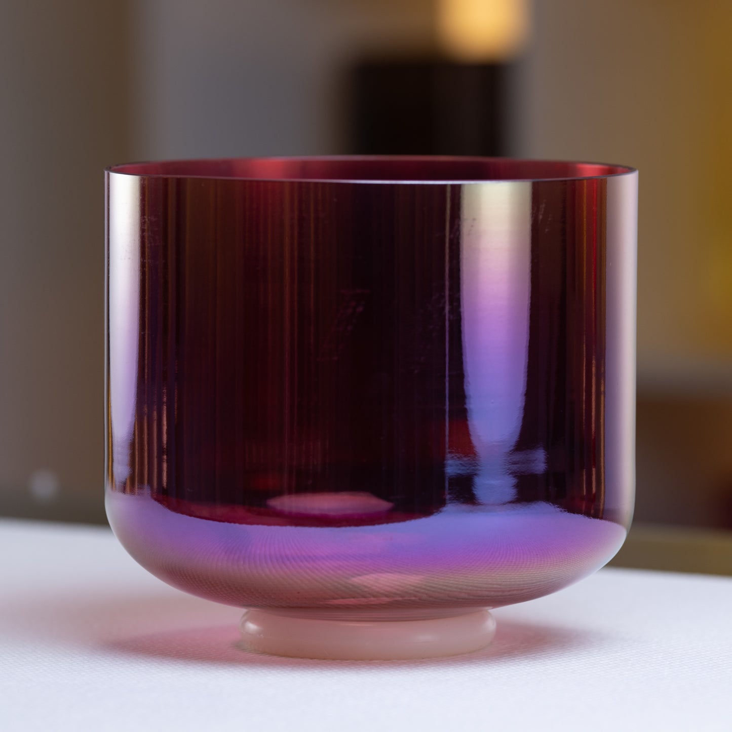 9" A+17 Healing Violet Flame Crystal Singing Bowl