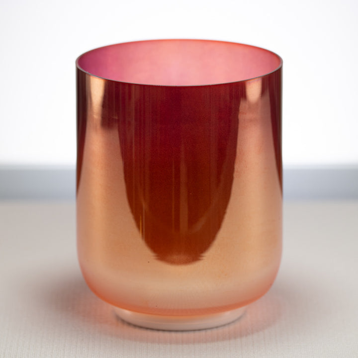6.5" D-33 Sunset Bloom Crystal Singing Bowl