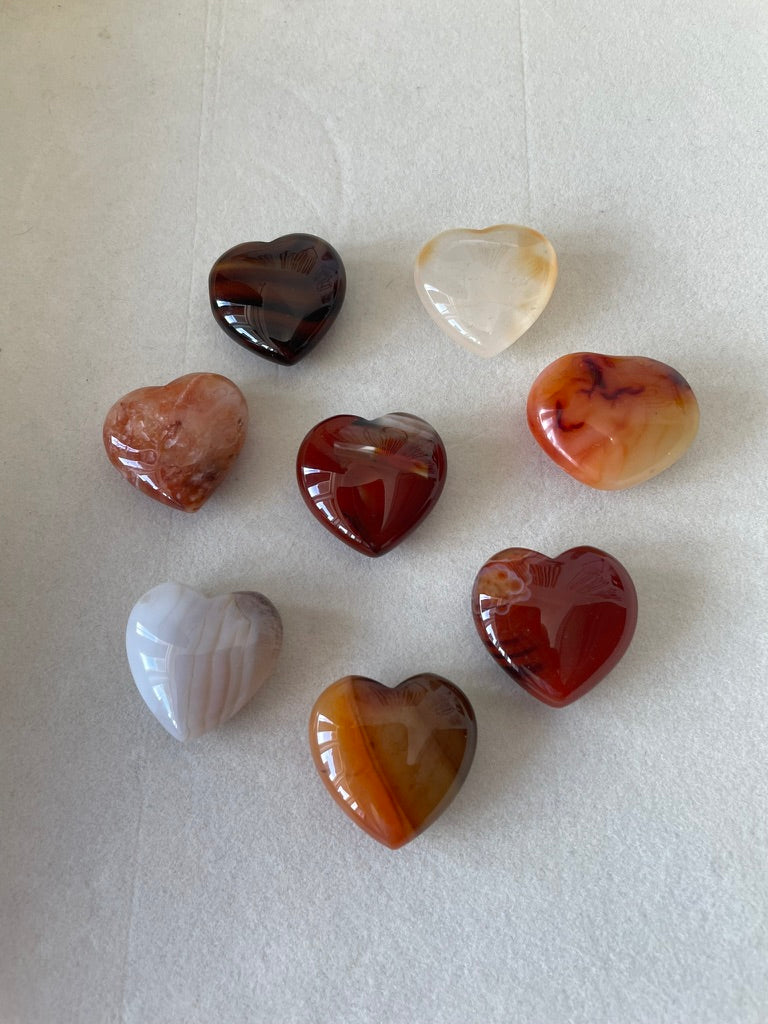 Small Carnelian Heart