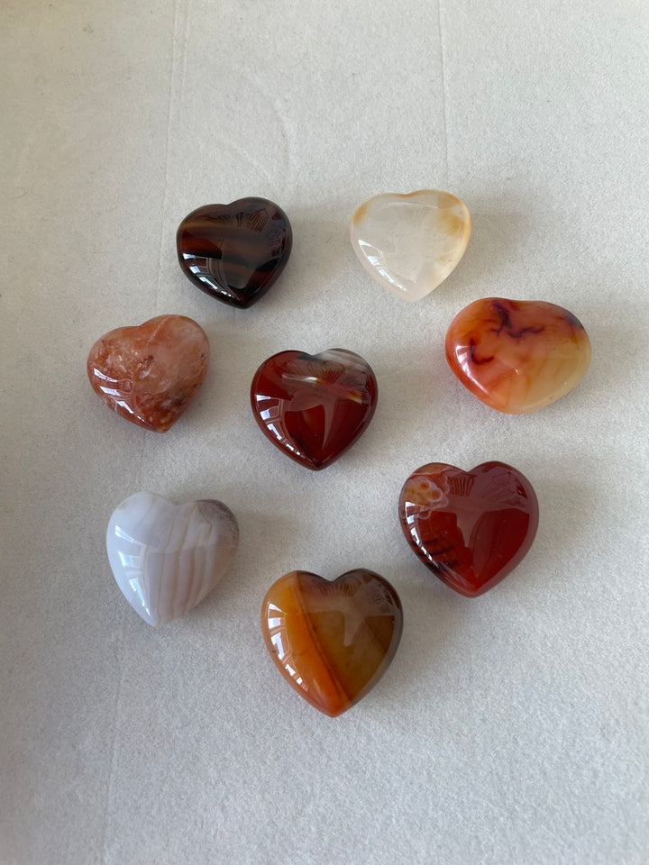 Small Carnelian Heart
