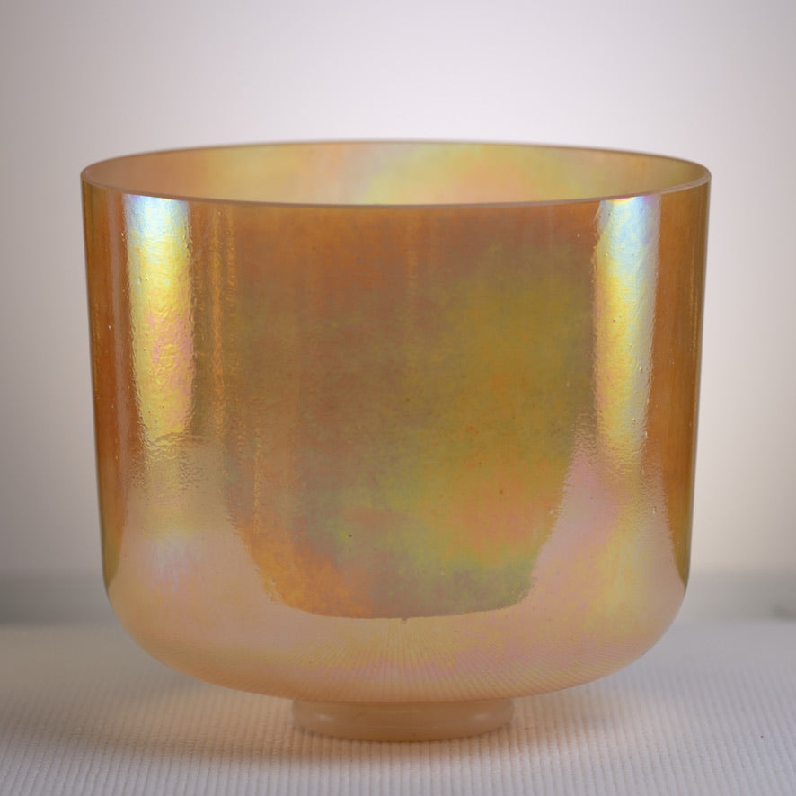 12" A#+5 Carnelian & Platinum Singing Bowl