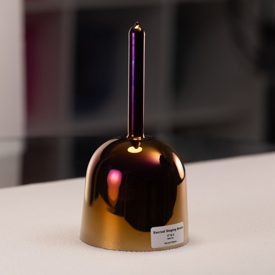 Handheld crown chakra bowl