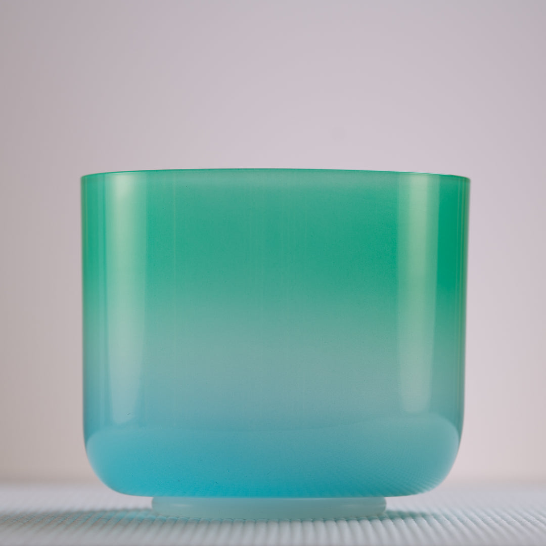 6.25" D#-32 Turquoise Tide Crystal Singing Bowl from Sacred Singing Bowls™