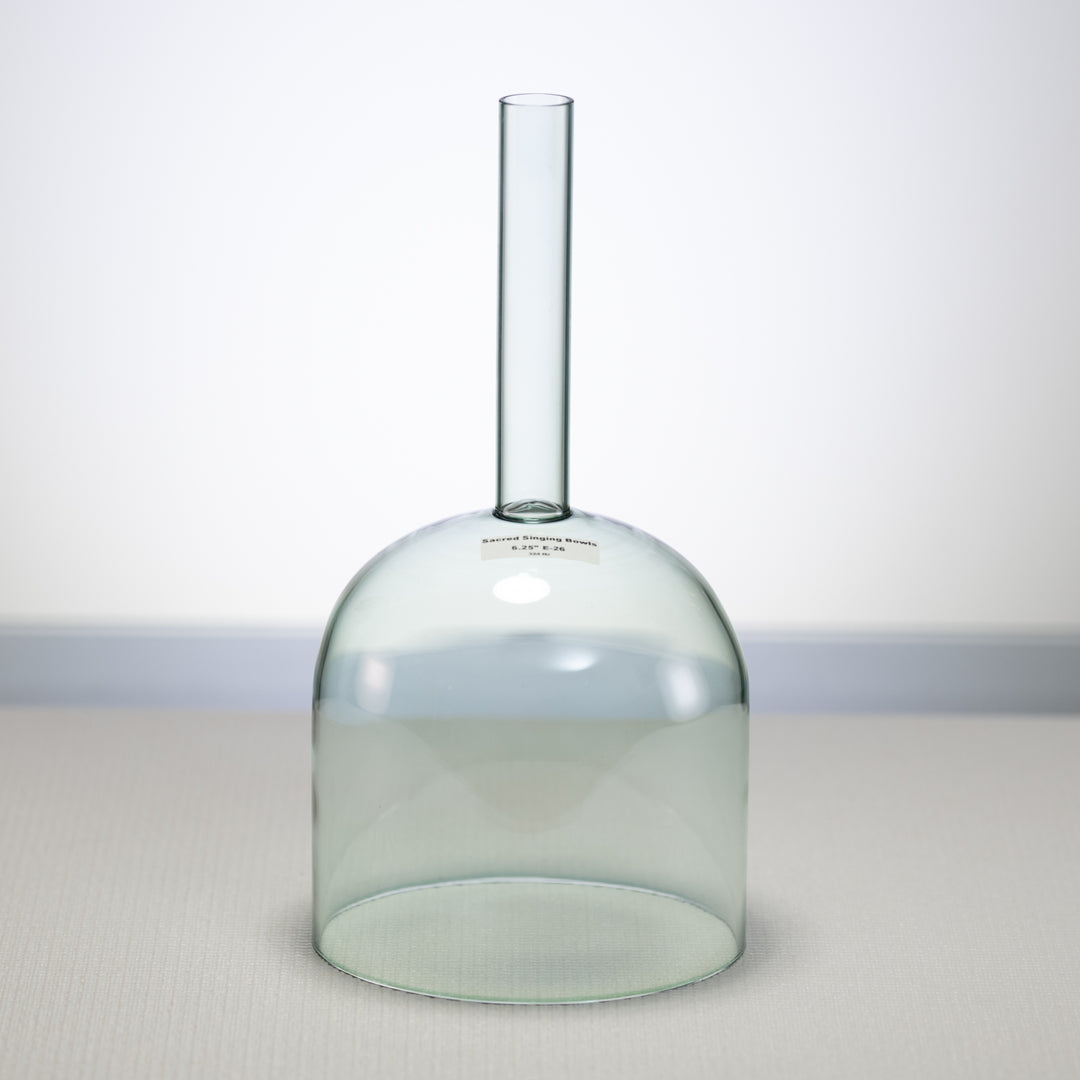 Handheld crystal singing bowl
