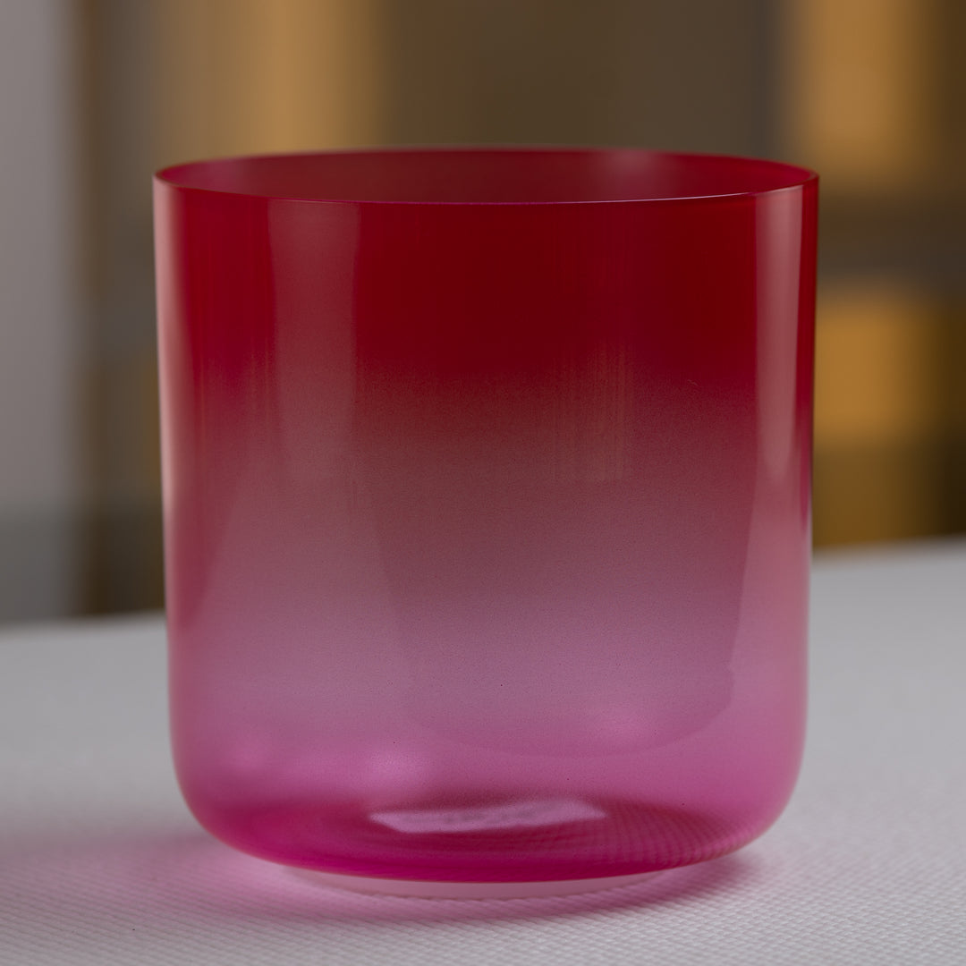 6.25" E-33 Dreamy Peony Crystal Singing Bowl from Bowls of Sound