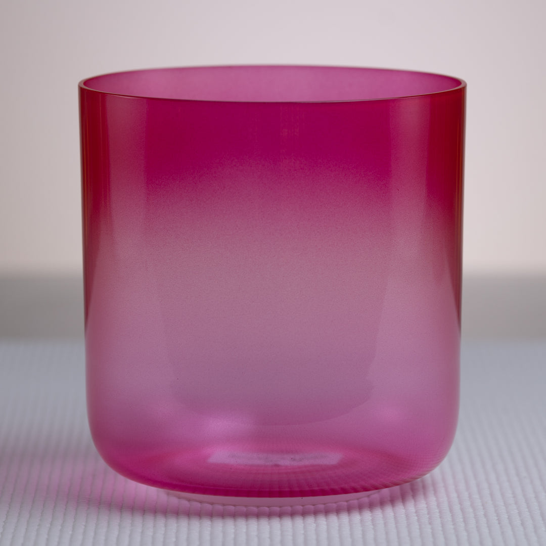6.25" E-33 Dreamy Peony Crystal Singing Bowl from Sacred Singing Bowls™