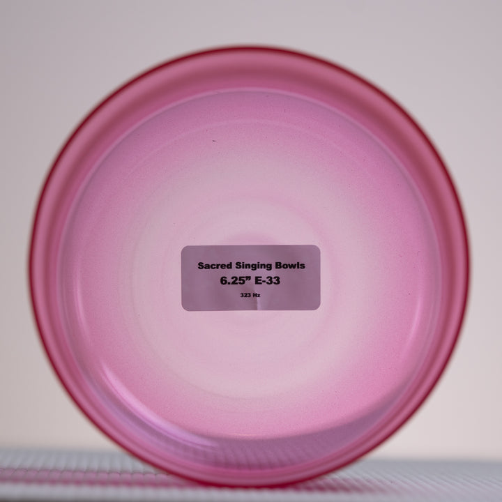 Pink solar plexus singing bowl