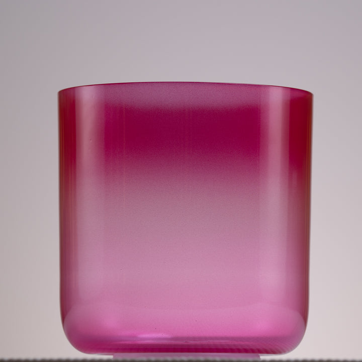 Pink crystal sound healing bowl