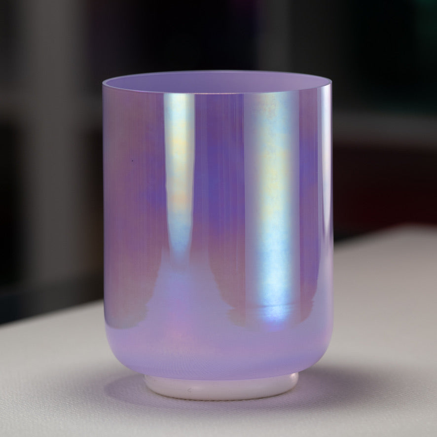 Crystal singing bowl for sound healing