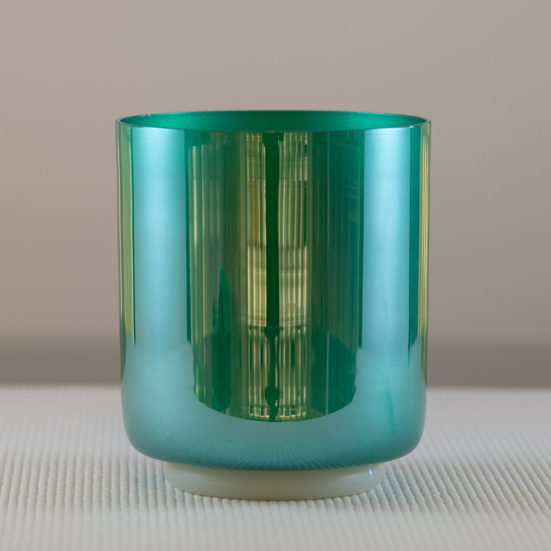 Green heart chakra sound bowl