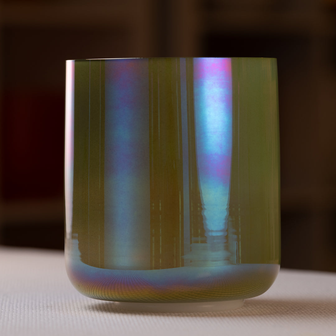 Green heart chakra singing bowl
