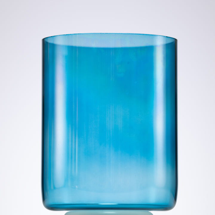 6.25" F#+21 Caribbean Blue Crystal Singing Bowl from Sacred Singing Bowls™