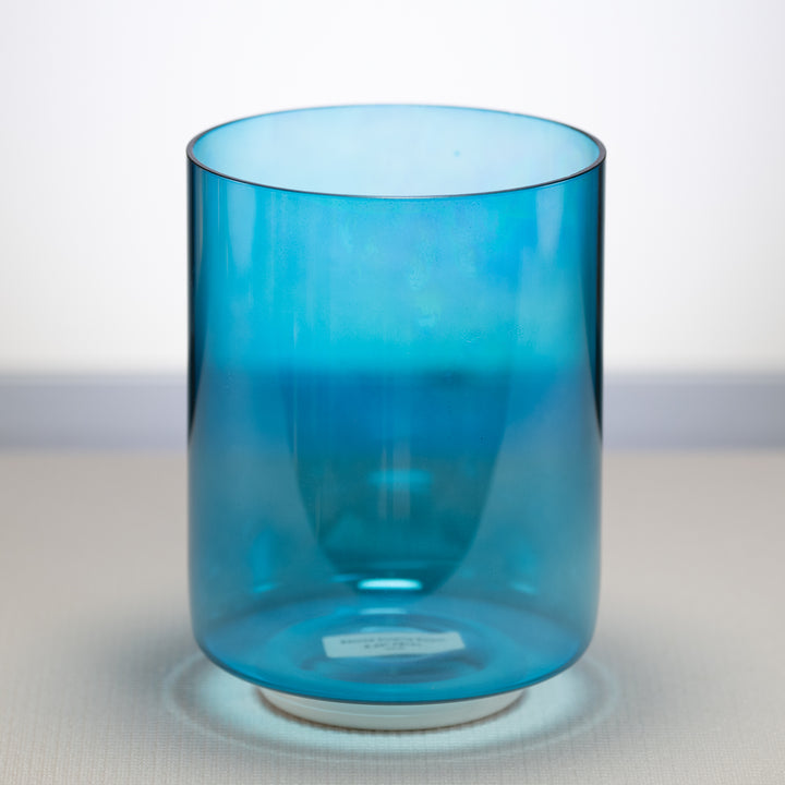Blue heart chakra singing bowl