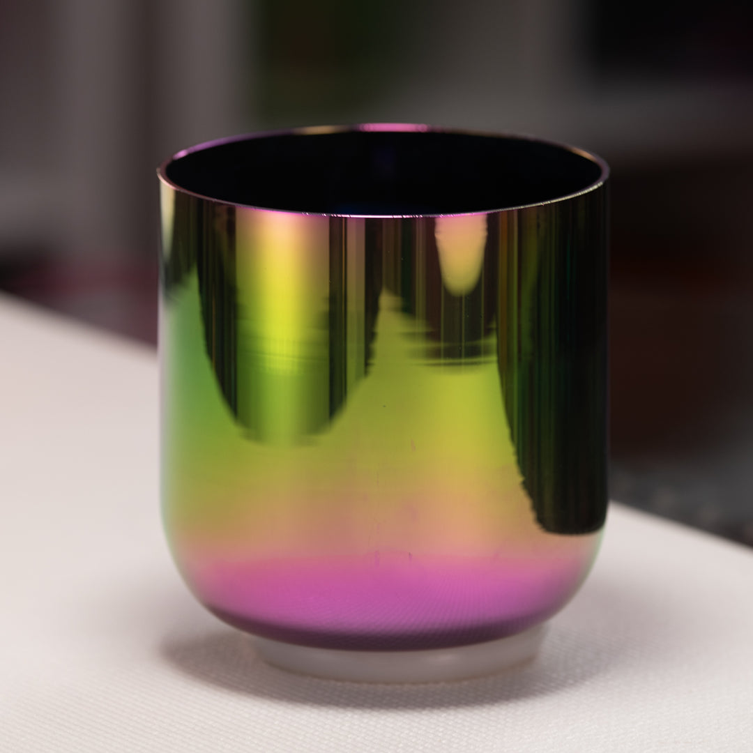 6.25" G-26 Celestial Rainbow Crystal Singing Bowl from Bowls of Sound