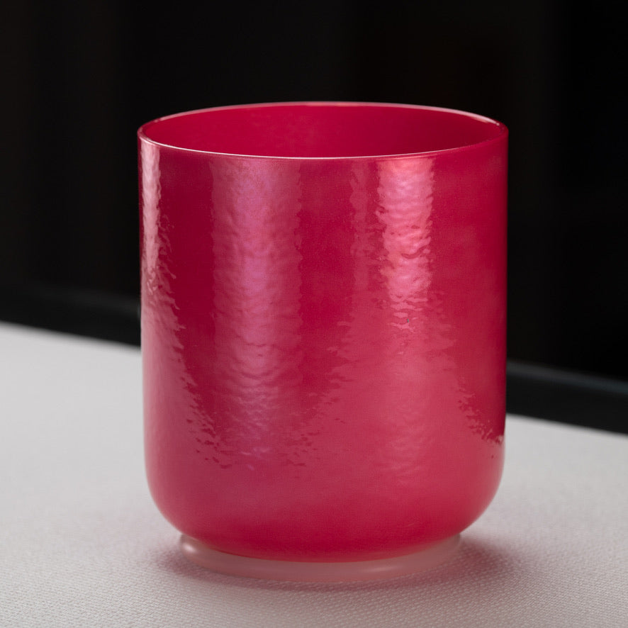 6.5" B-44 Dreamy Peony Crystal Singing Bowl from Sacred Singing Bowls™