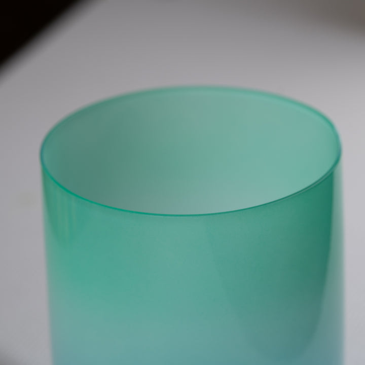 Turquoise Tide singing bowl close up