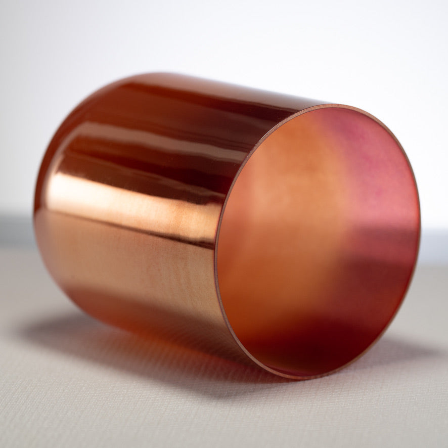 Crystal singing bowl for meditation