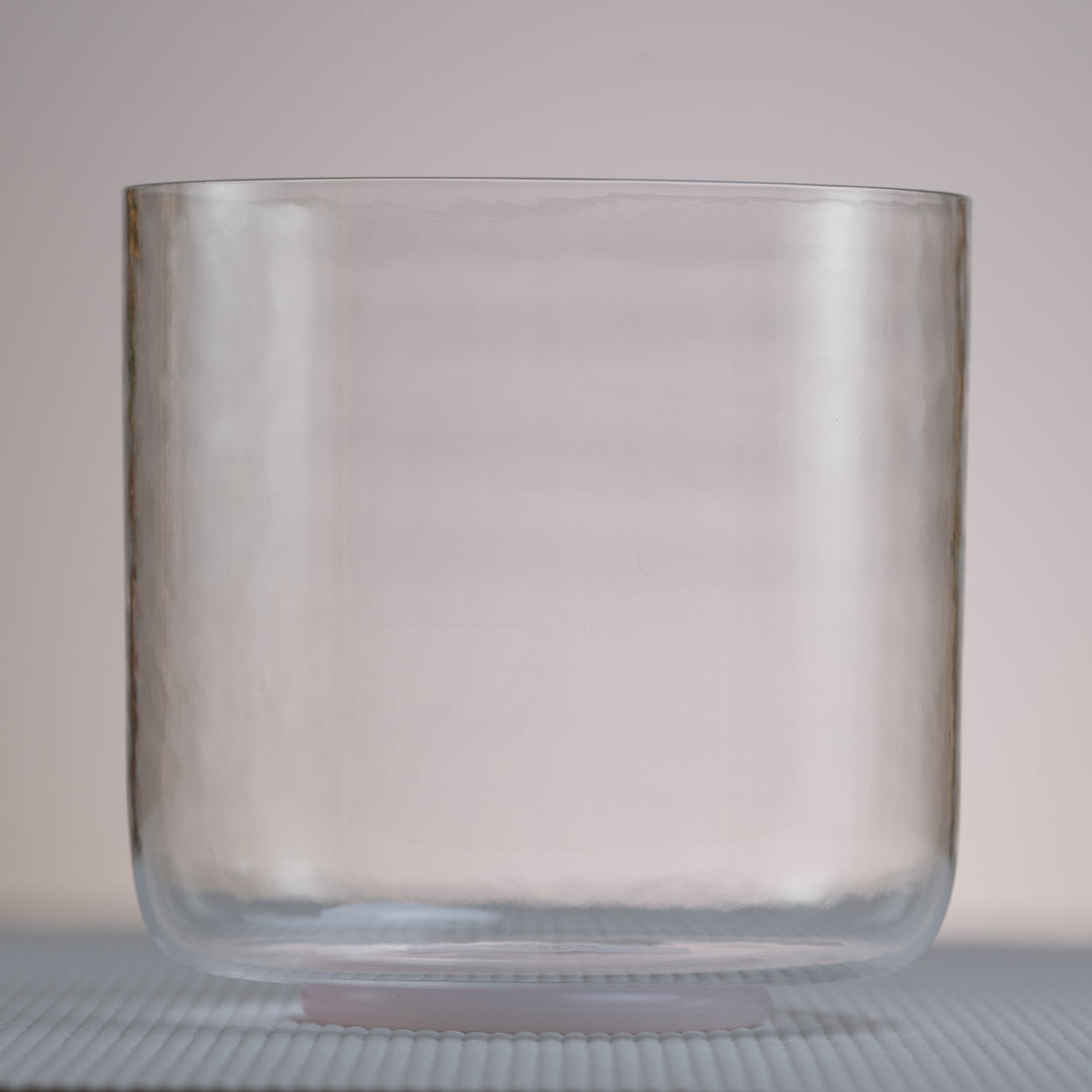 6.5" D#+37 Clear Quartz Crystal Singing Bowl from Bowls of Sound
