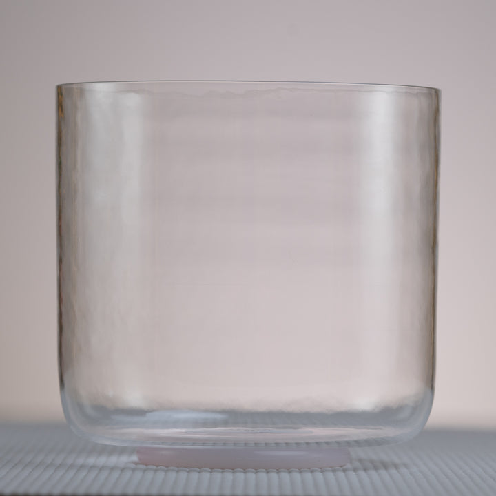 6.5" D#+37 Clear Quartz Crystal Singing Bowl from Bowls of Sound