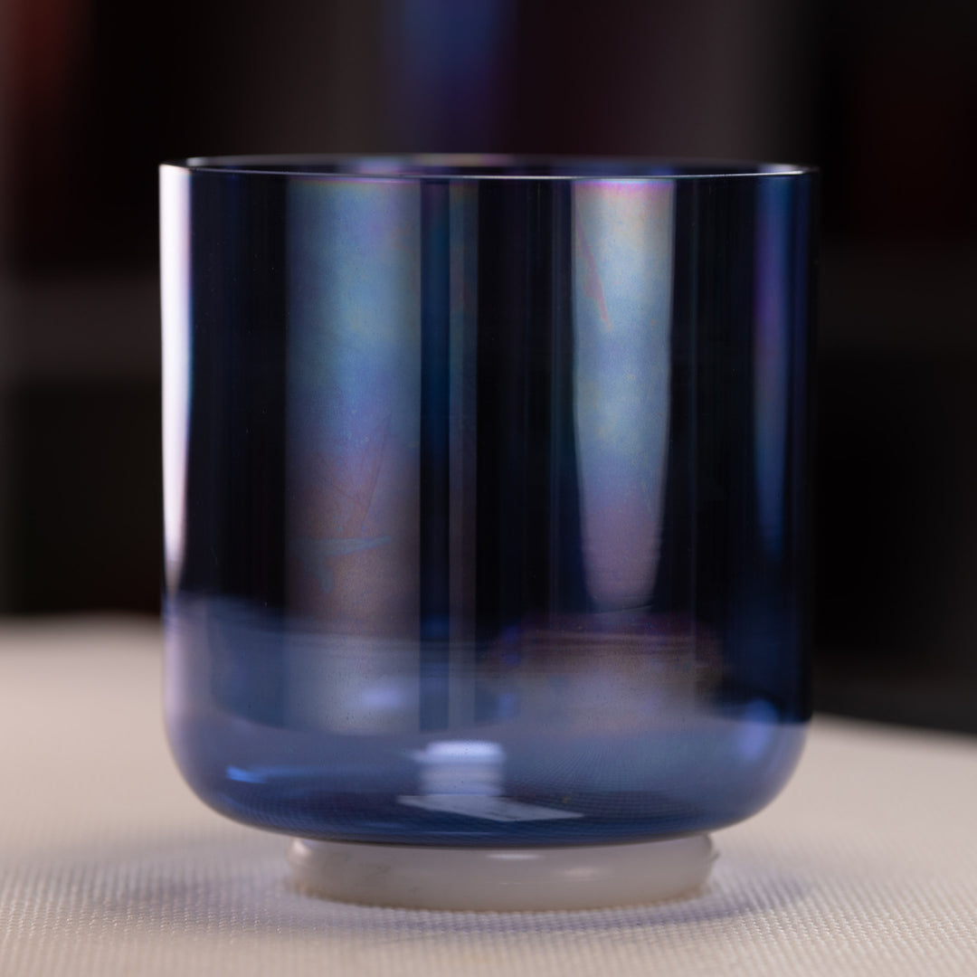 6.5" E-13 Indigo Child Crystal Singing Bowl from Bowls of Sound