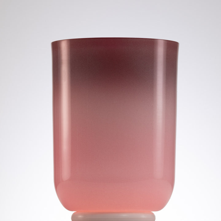Pink gradient solar plexus chakra sound bowl