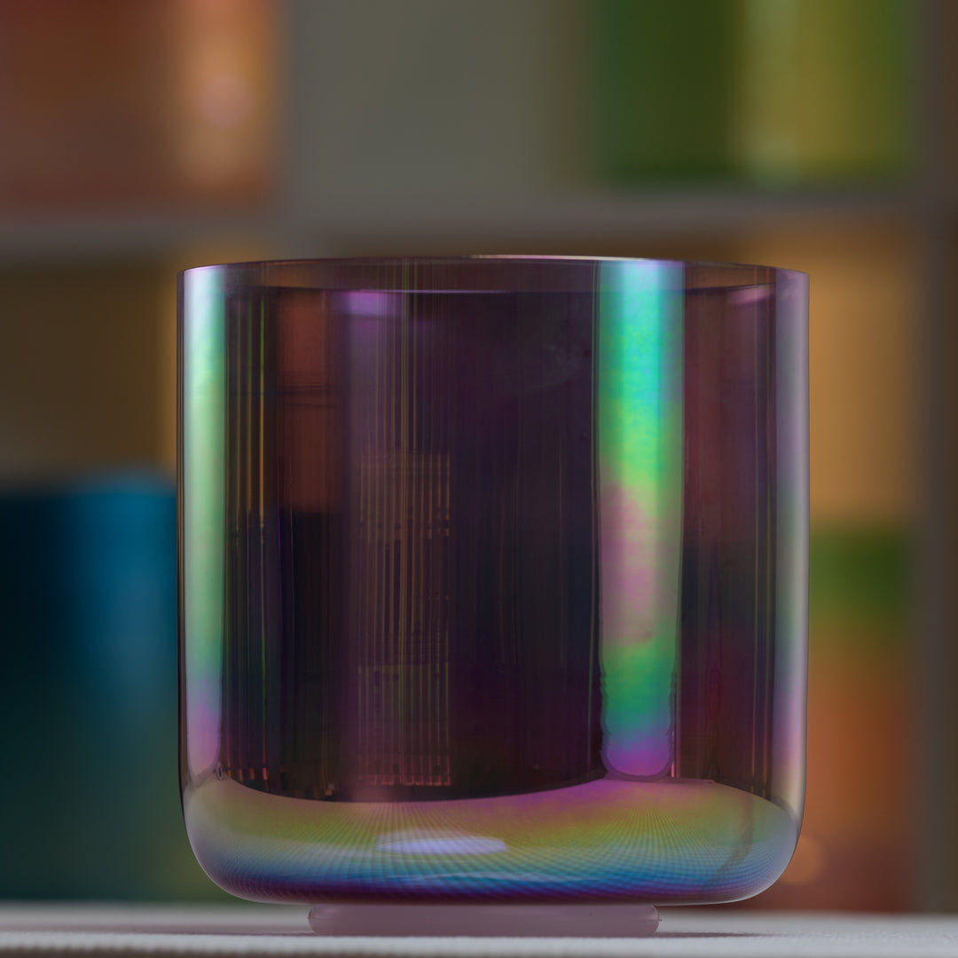 6.5" E-23 Amethyst Activation Crystal Singing Bowl from Sacred Singing Bowls™