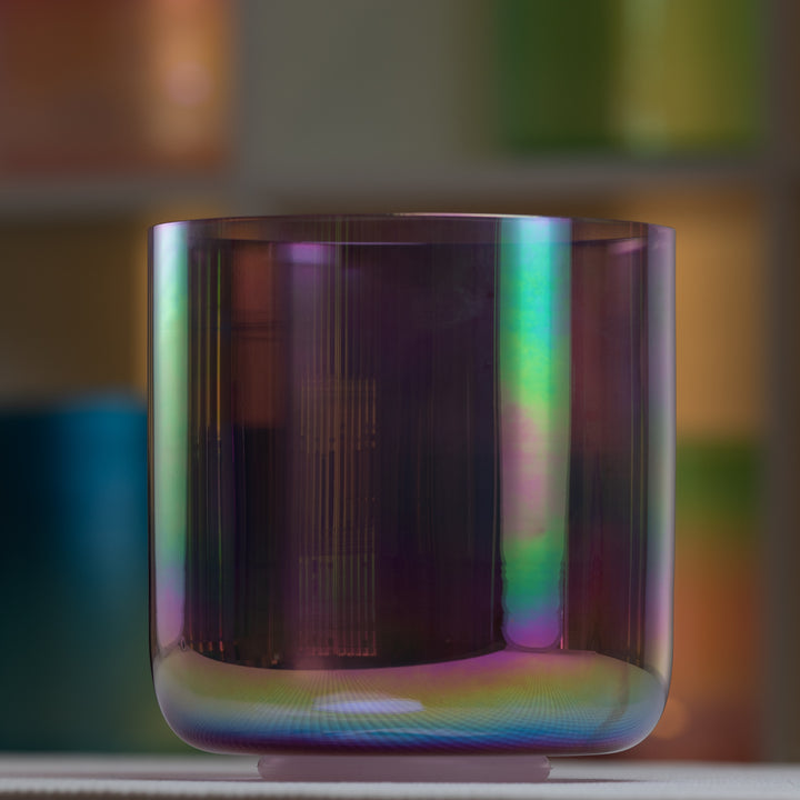 6.5" E-23 Amethyst Activation Crystal Singing Bowl from Sacred Singing Bowls™