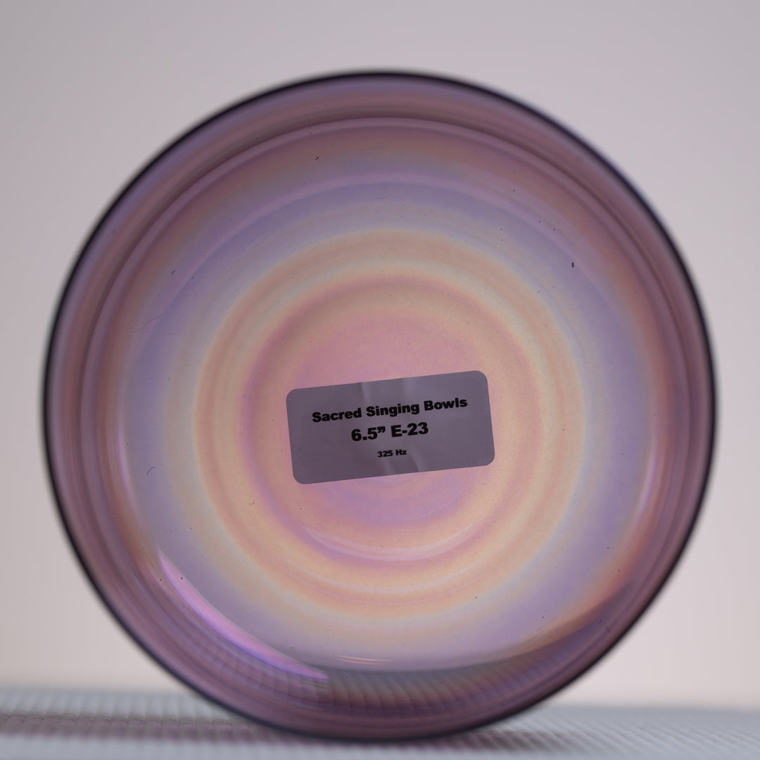 432 Hz Crystal singing bowl