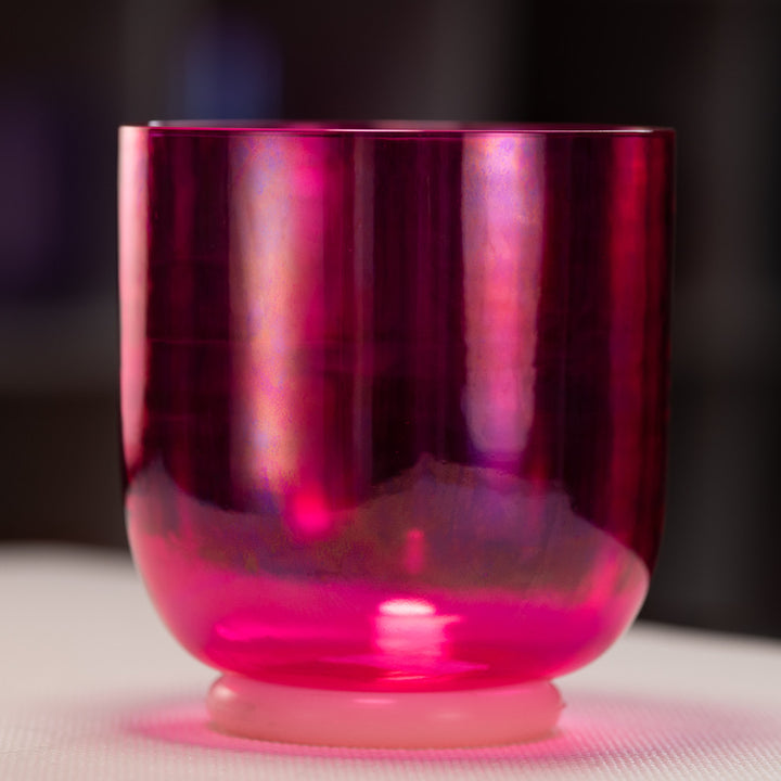 6.5" E-32 Fractal Fuchsia Singing Bowl from Bowls of Sound