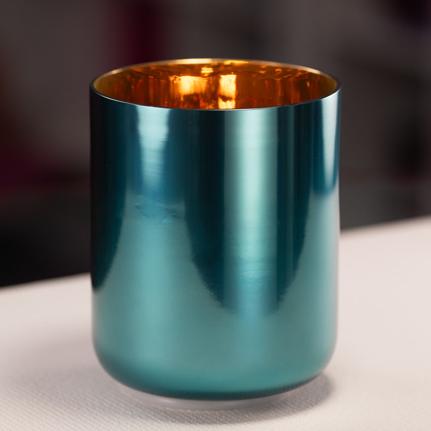 6.5" F#-46 Celestial Melody Crystal Singing Bowl, 24k Gold inside from Bowls of Sound