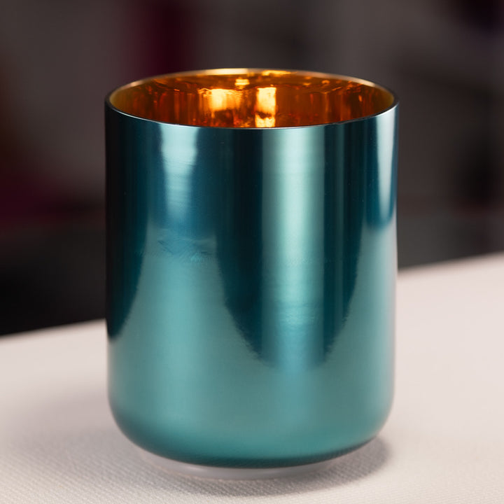 6.5" F#-46 Celestial Melody Crystal Singing Bowl, 24k Gold inside from Bowls of Sound