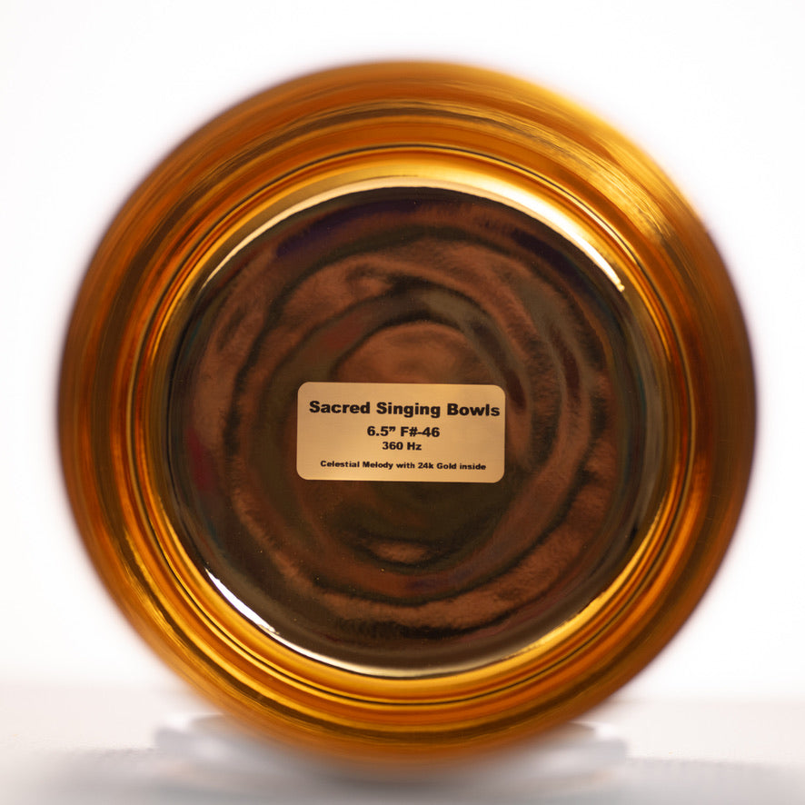 24k Gold singing bowl