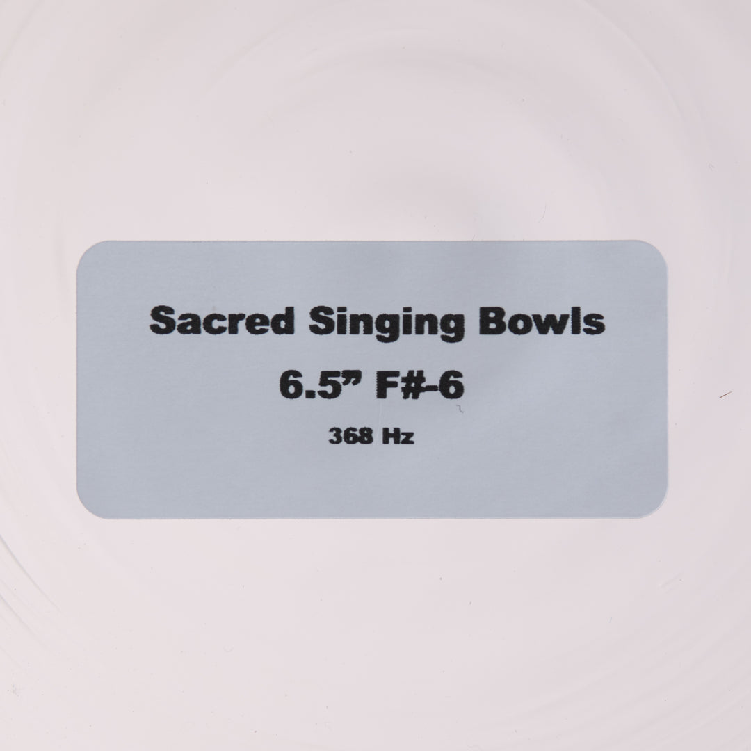 Sacred Singing Bowls Product label
