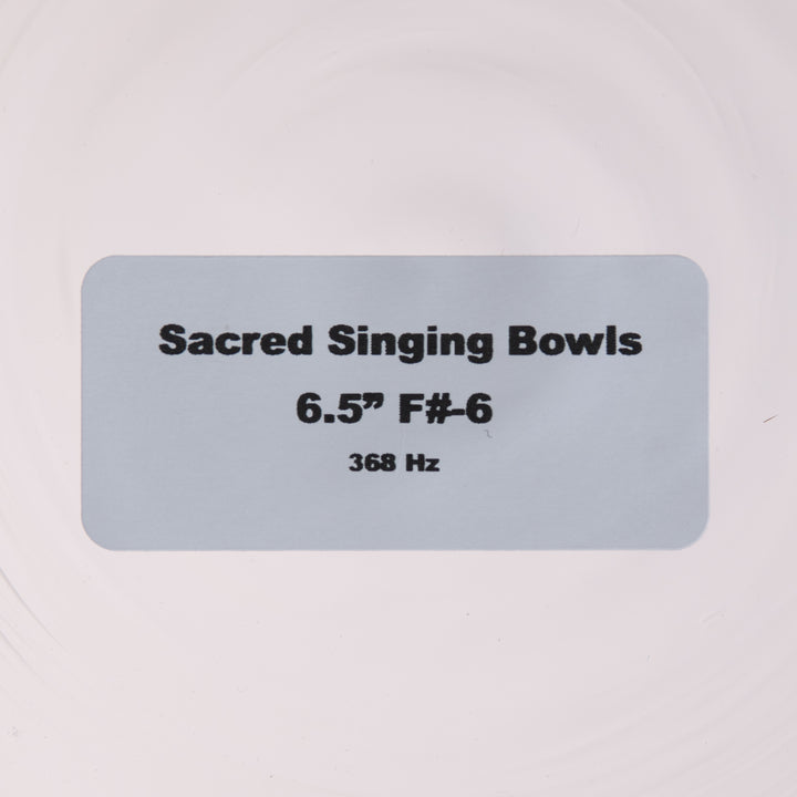 Sacred Singing Bowls Product label