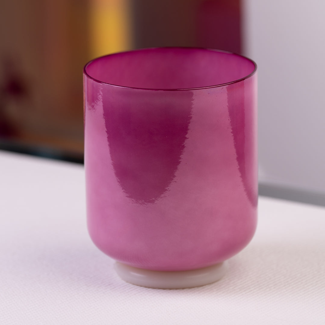 Pink heart chakra singing bowl